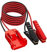 RVBOATPAT Power Wheel Battery Adapter with 6FT Jumper Cable Clamps Portable Battery Jumper Starte...