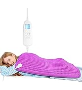 FluffyWarmth Electric Heating Pad for Back, Extra Large 17''x 33'' XXXL for Full Body,Menstrual P...