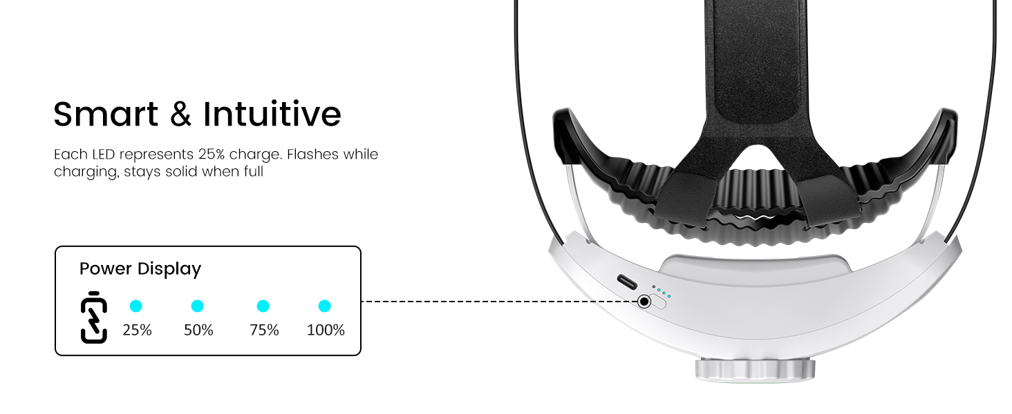 quest 3 battery head strap
