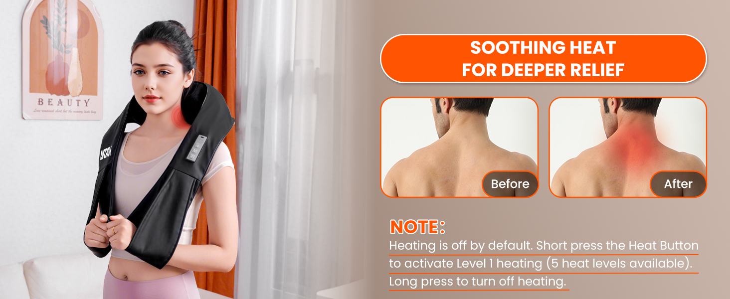 neck massager with heat