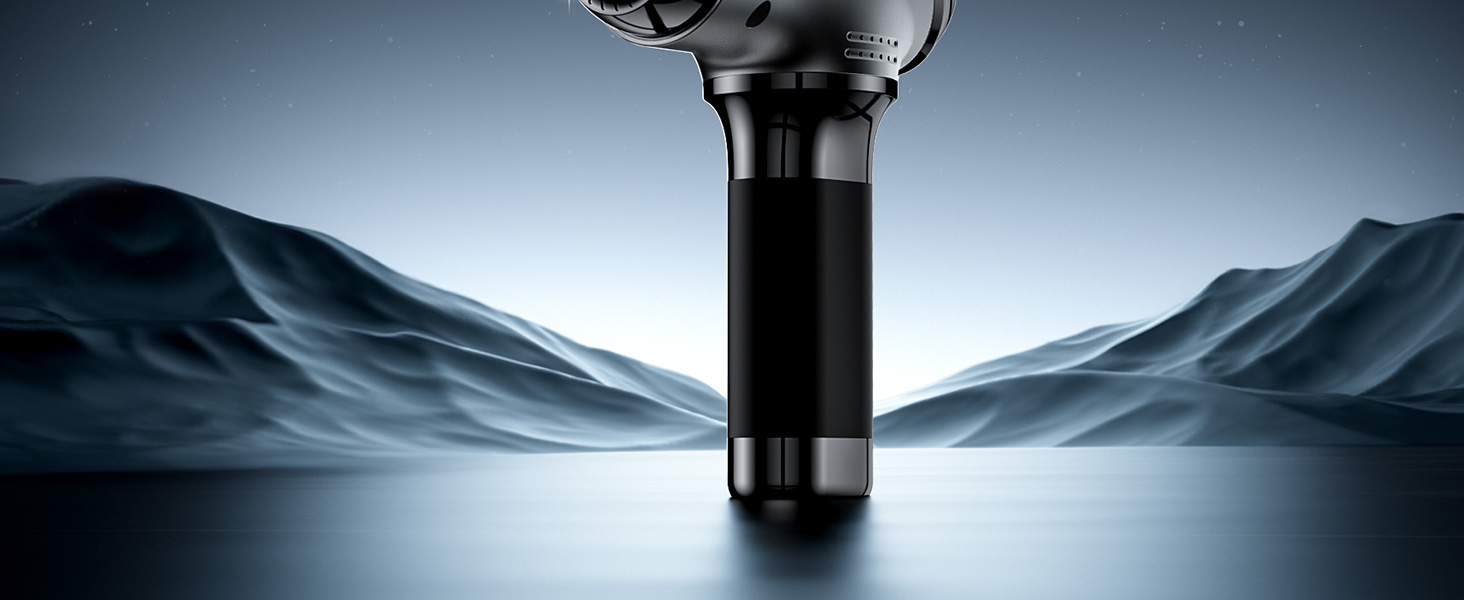 massage gun with Metal Head