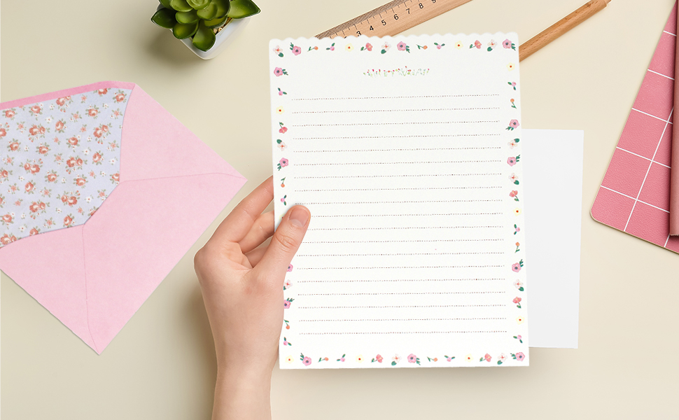 Stationary Paper and Envelopes Set