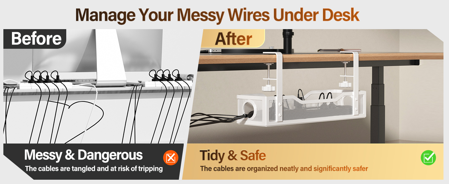 cable management under desk
