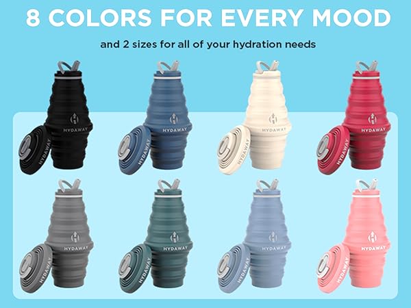 hydaway collapsible water bottle expandable water bottle collapsible water bottle pocket inflatable