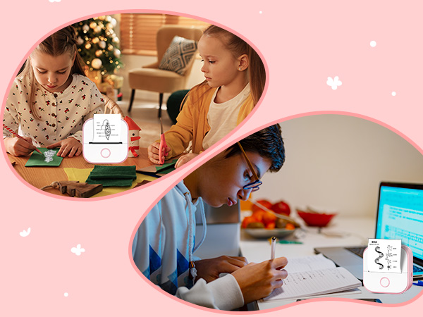 sticker printer photo printer for iphone portable printers wireless for travel mini photo printer