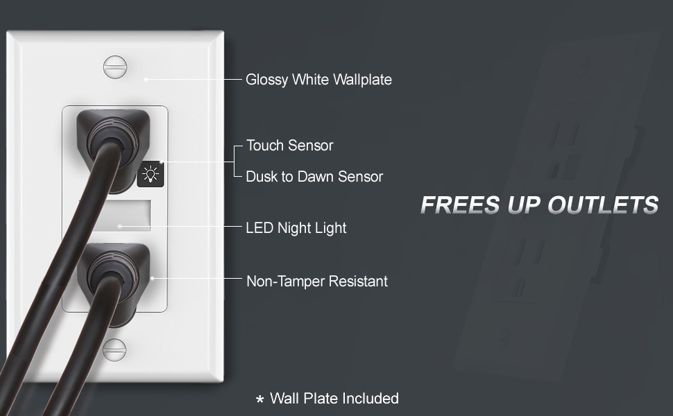 SOZULAMP Night light wall outlet