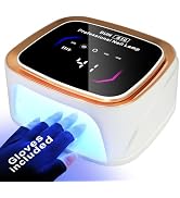 Cordless Nail Lamp for Gel Nails, UV LED Nail Light with 4 Timer Modes &amp; LCD Large Screen, Profes...