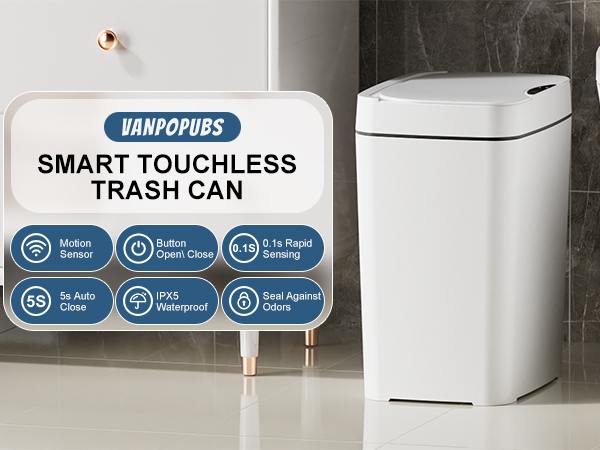 smart trash can