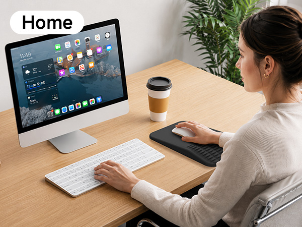mouse pad with wrist rest