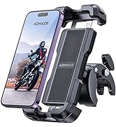 Aomiker Bike Motorcycle Phone Holder Mount - [2024 Quick Release] Bike Phone Holder Handlebar Cla...
