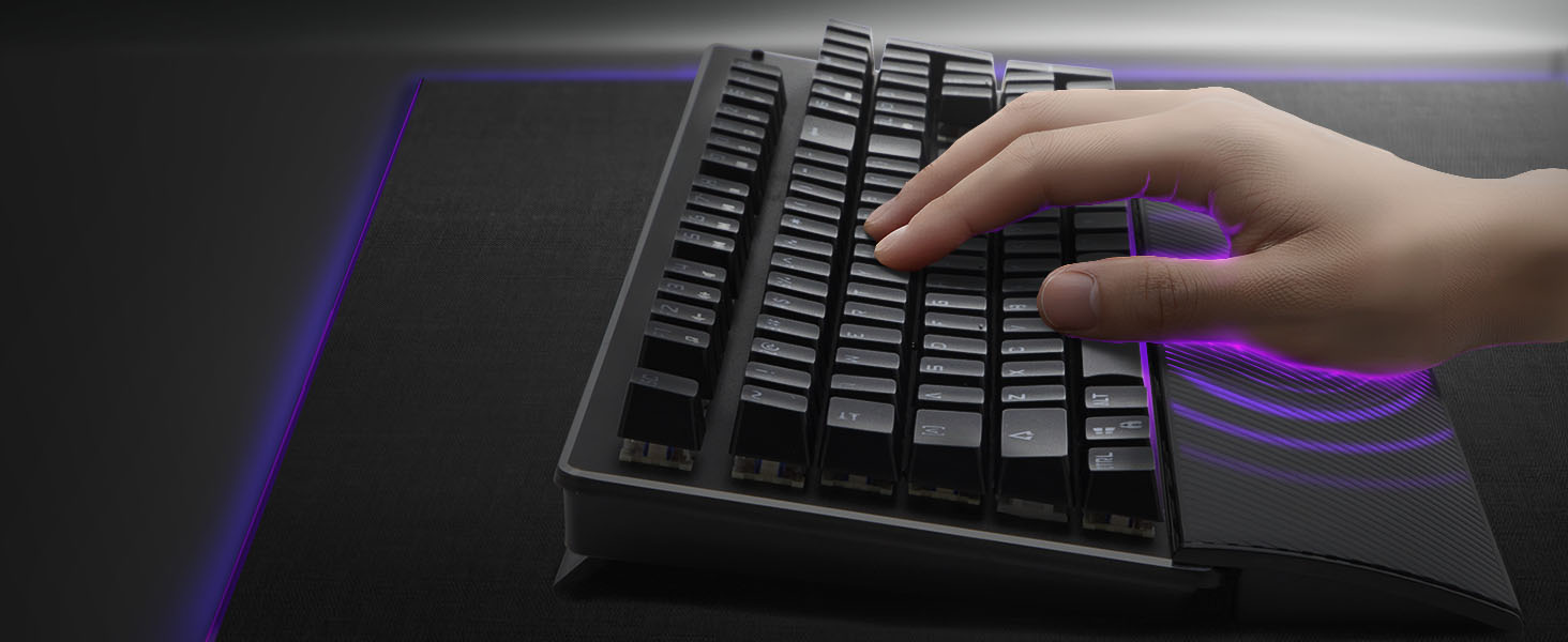 Ergonomic Synthetic Leather Palm Rest