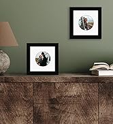 Americanflat 6x6 Picture Frame in Black - Use as 4x4 Picture Frame