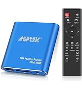 HDMI Media Player, Blue Mini 1080p Full-HD Ultra HDMI MP4 Player for -MKV/RM/ MP4 / AVI etc- HDD ...