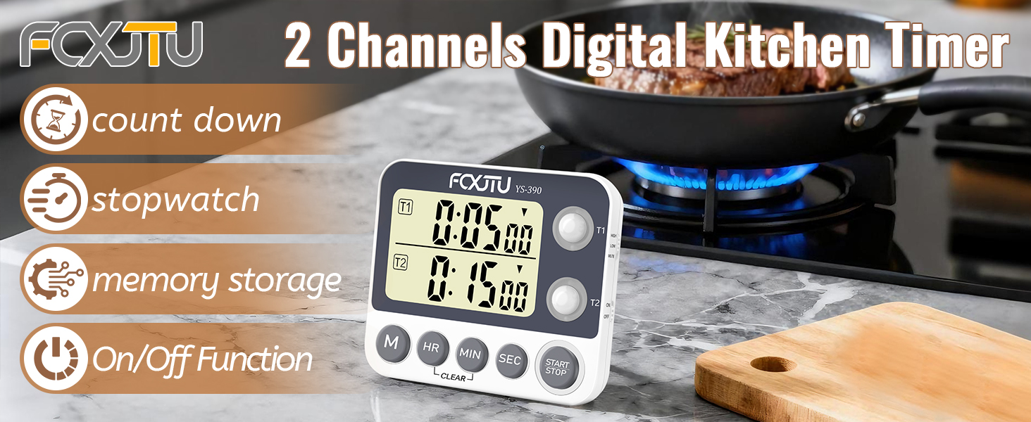 dual kitchen timer