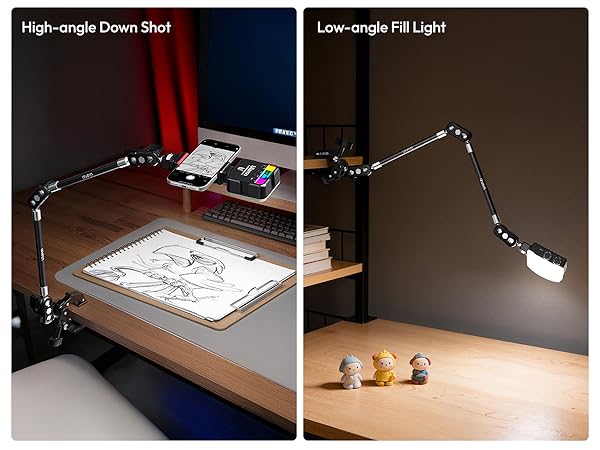 ULANZI Super Clamp Camera Clamp Mount with 2 Section Kit