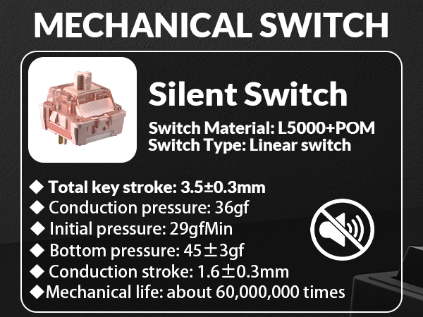 KI99 silent keyboard,quiet keyboard