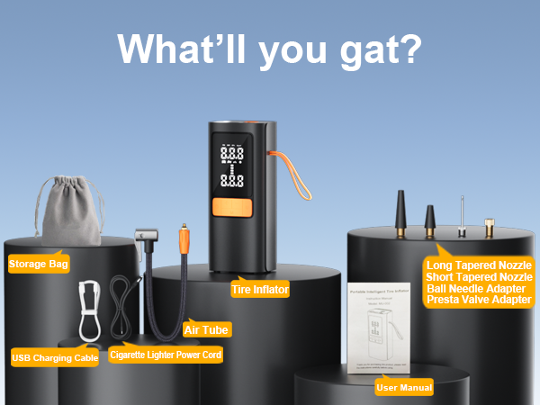 tire inflator portable air compressor