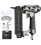 NEU MASTER Pneumatic Brad Nailer, 18 Gauge Nail Gun Fires 5/8-Inch to 2-Inch Brad Nails with Carr...