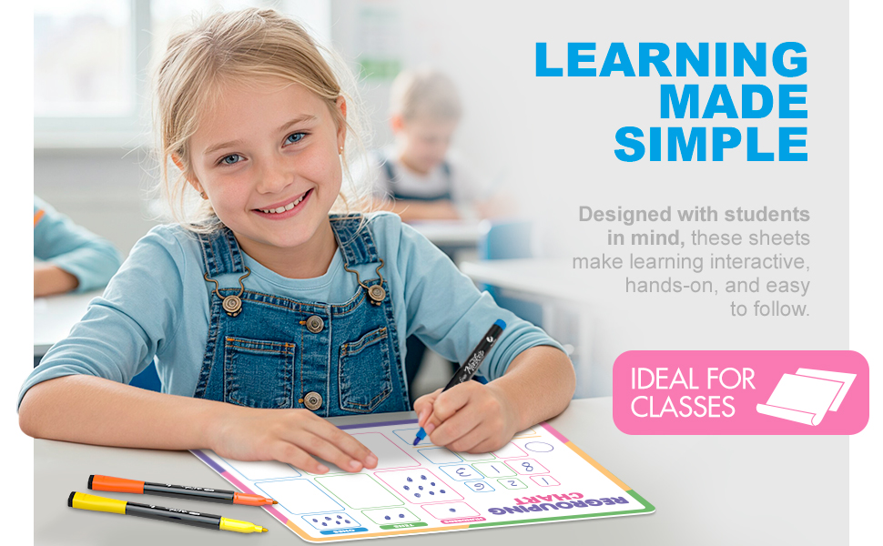 Teacher classroom supplies dry erase math boards pack of 10 for students hands on practice