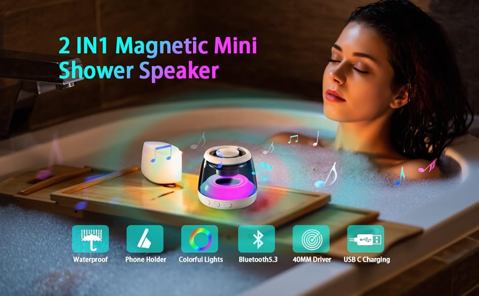 Shower Speaker Bluetooth Waterproof