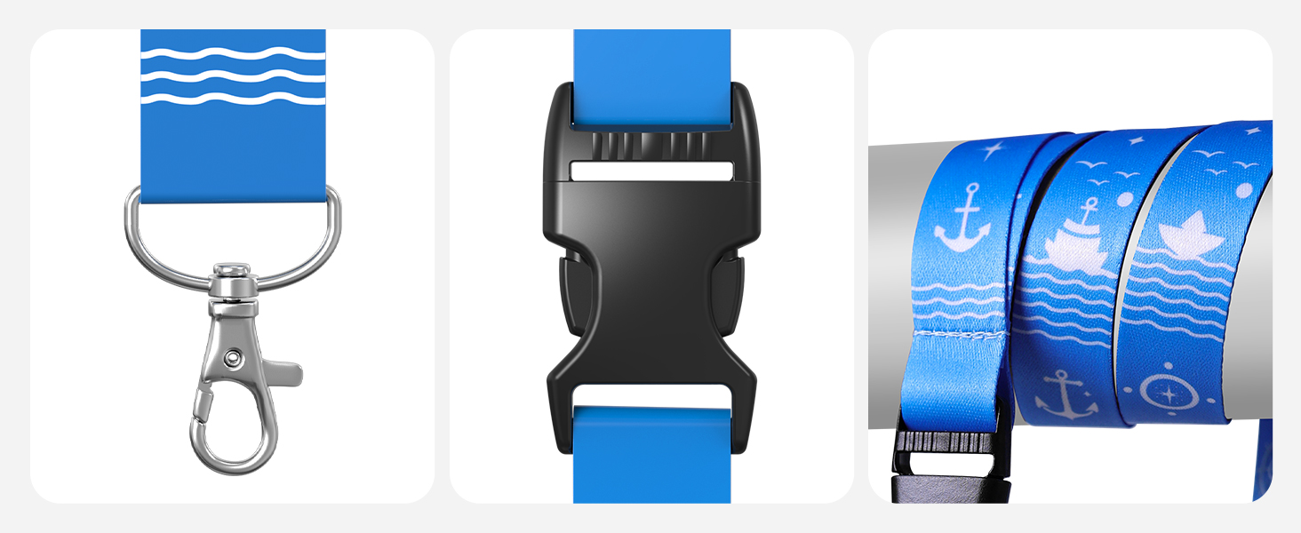 Cruise Lanyards, Blue