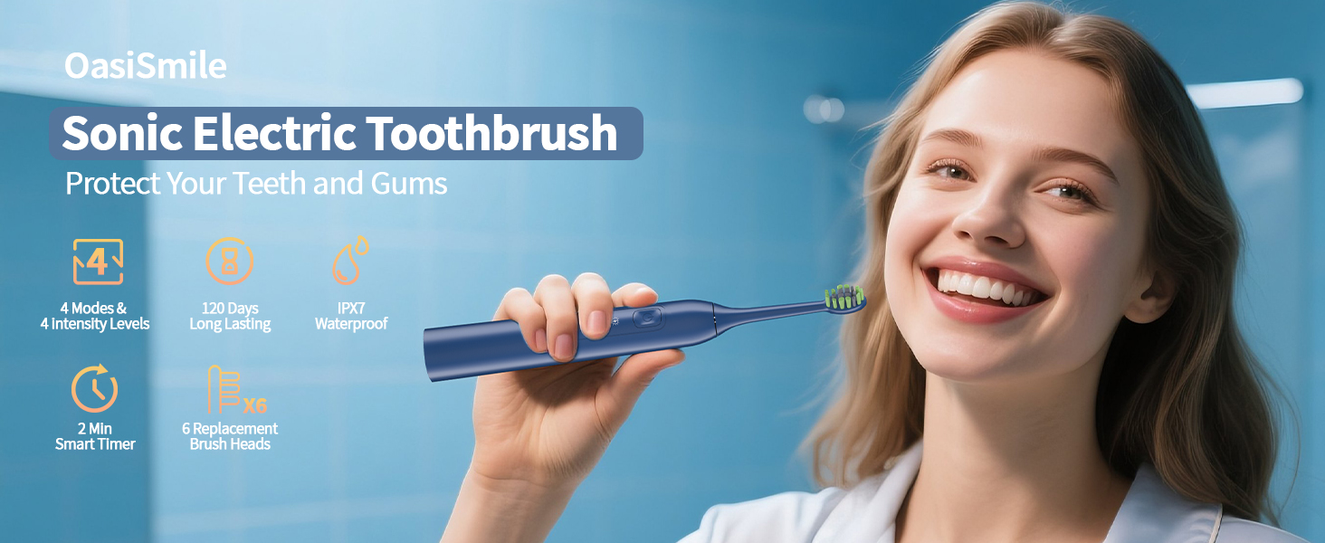OasiSmile Y05 Sonic Electric Toothbrush
