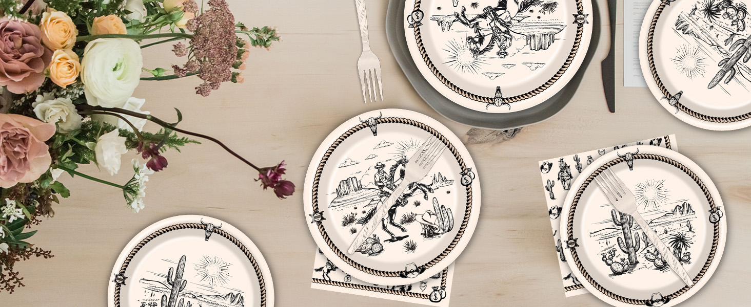 plate and napkin