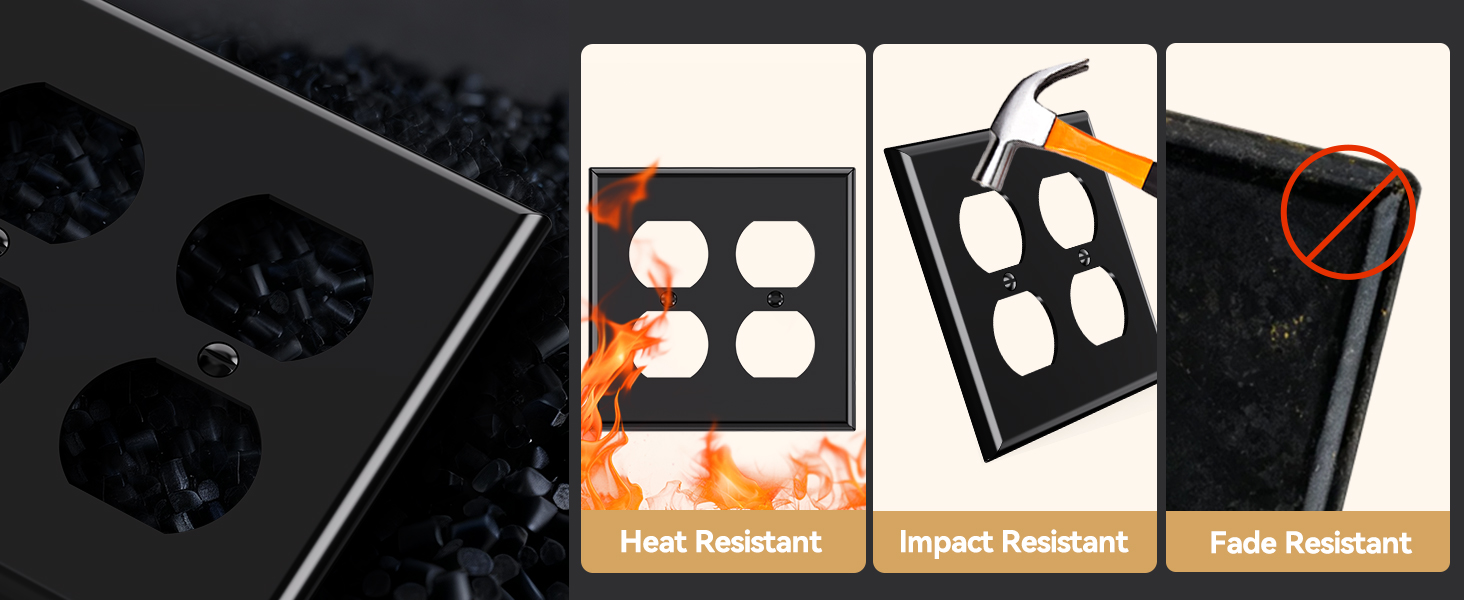 2 Gang Standard Duplex Wall Plate