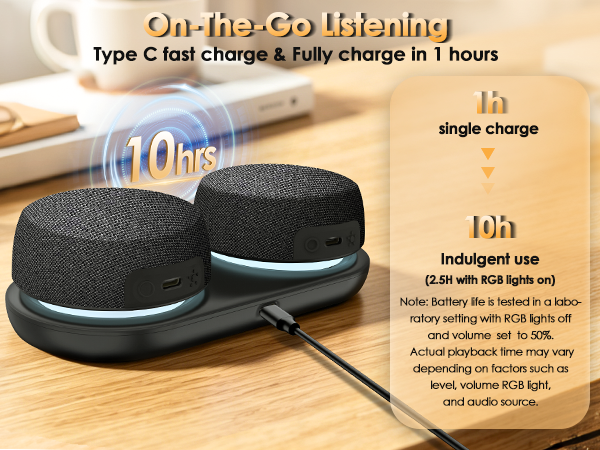 dual charging method speaker