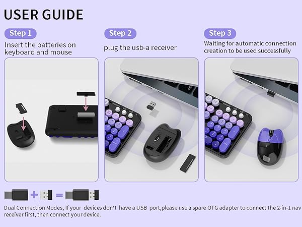 Wireless Keyboard and Mouse