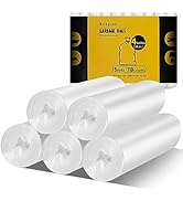 Small Trash Bags 4 Gallon, Flexible &amp; Durable Small Garbage Bags, Unscented &amp; Easy Tearing Bathro...