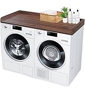 Royxen Laundry Countertop Solid Wood, Countertop for All Front-loaded Washing Machine and Dryer, ...