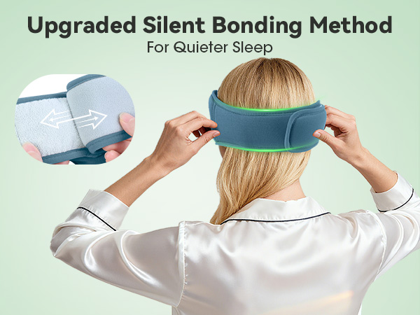 Precision-cut and reinforced stitching ensures BeMyLady sleep headphones maintain their shape over