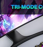 Wireless Gaming Keyboard and Mouse Combo, 98 Keys RGB Backlit Blue Switch Mechanical Keyboard, Er...