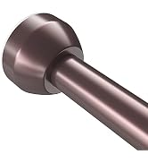 TEECK Shower Curtain Rod, 27-76 inch Adjustable Tension Spring, Shower Curtain Rod Tension, Premi...