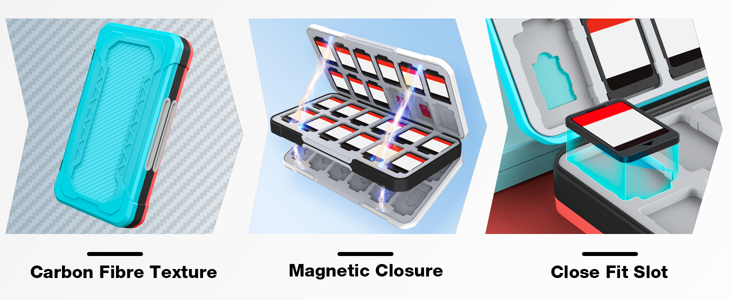 Game card case feature
