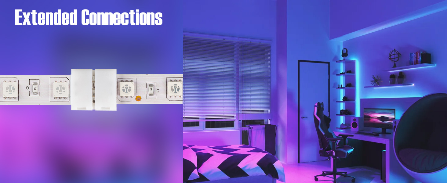 4 pin led connectors