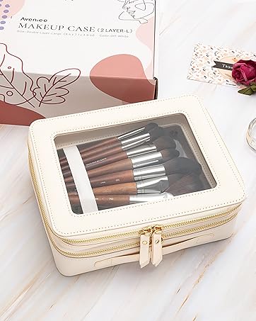 2 Layer Clear Toiletry Bags