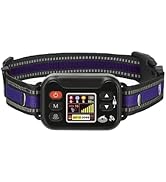 GPS Dog Fence Collar - 3 Alerts (0-9 Levels), 65-6560FT Radius (Small Spaces), 122H Rechargeable ...