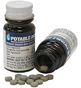 Potable Aqua Water Purification, Water Treatment Tablets - 50 count Bottle