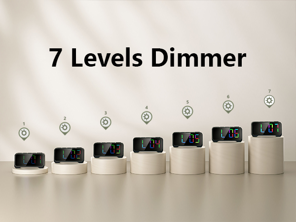 7 levels dimmer