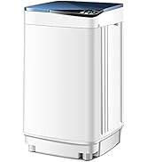 Portable Washing Machine, ARLIME Compact Mini Full-Automatic Laundry 2-In -1 Washer & Spin Dryer ...
