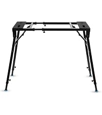 5 CORE Keyboard Stand Adjustable Heavy Duty for Electric Digital Pianos and Synths Fits 54 to 88 Key...