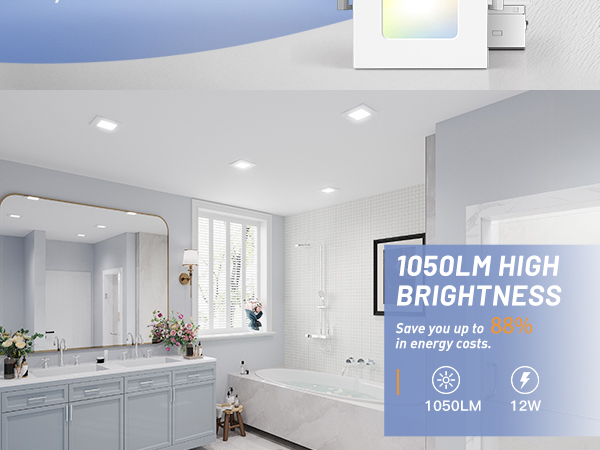 amico 6 inch led recessed lighting