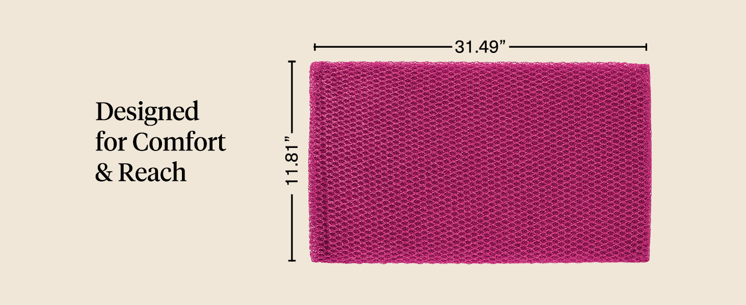 Kitsch African Net Sponge- Berry Pink