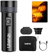 ULANZI LM01 RGB Photography Flashlight - 7500mAh 4 Color Portable LED Video Spotlight with 20 Pat...