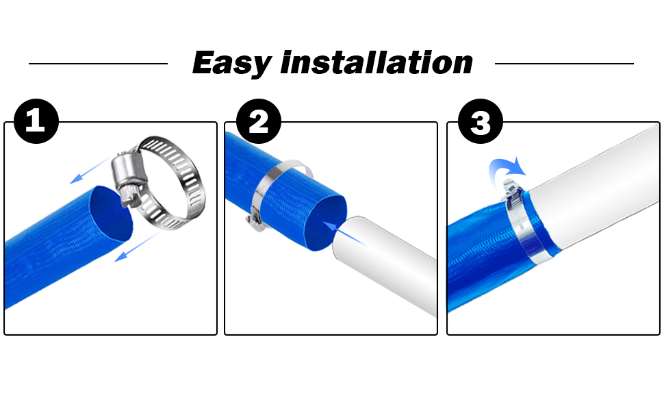 pvc hose installation