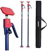 WORKPRO Cabinet Jack Support Pole, 54-114 Inches Steel Telescopic Quick Support Rod Adjustable 3r...