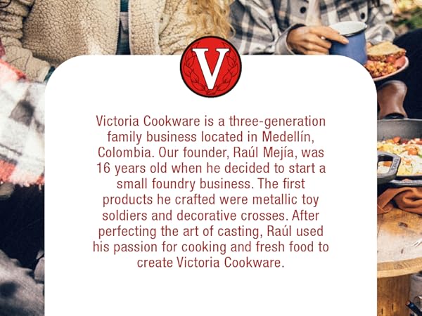 A cast-iron product sitting on a table