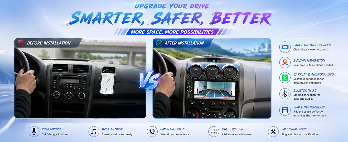 single din stereo